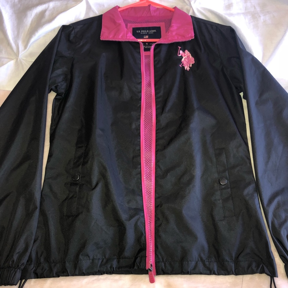 Polo windbreaker zip-up